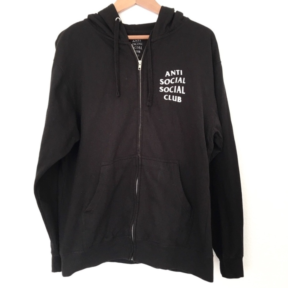 Anti Social Social Club Jacket Black
